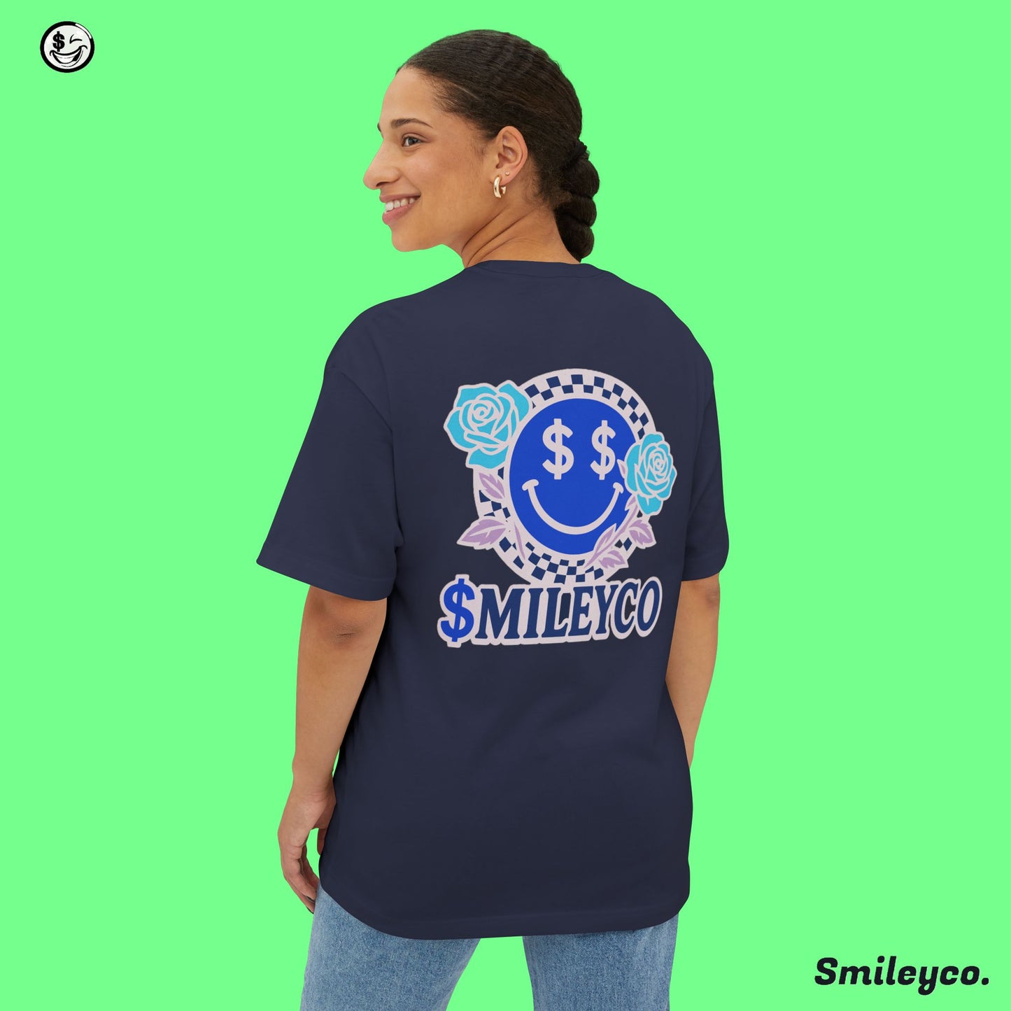 Rose Smile Boxy Tee