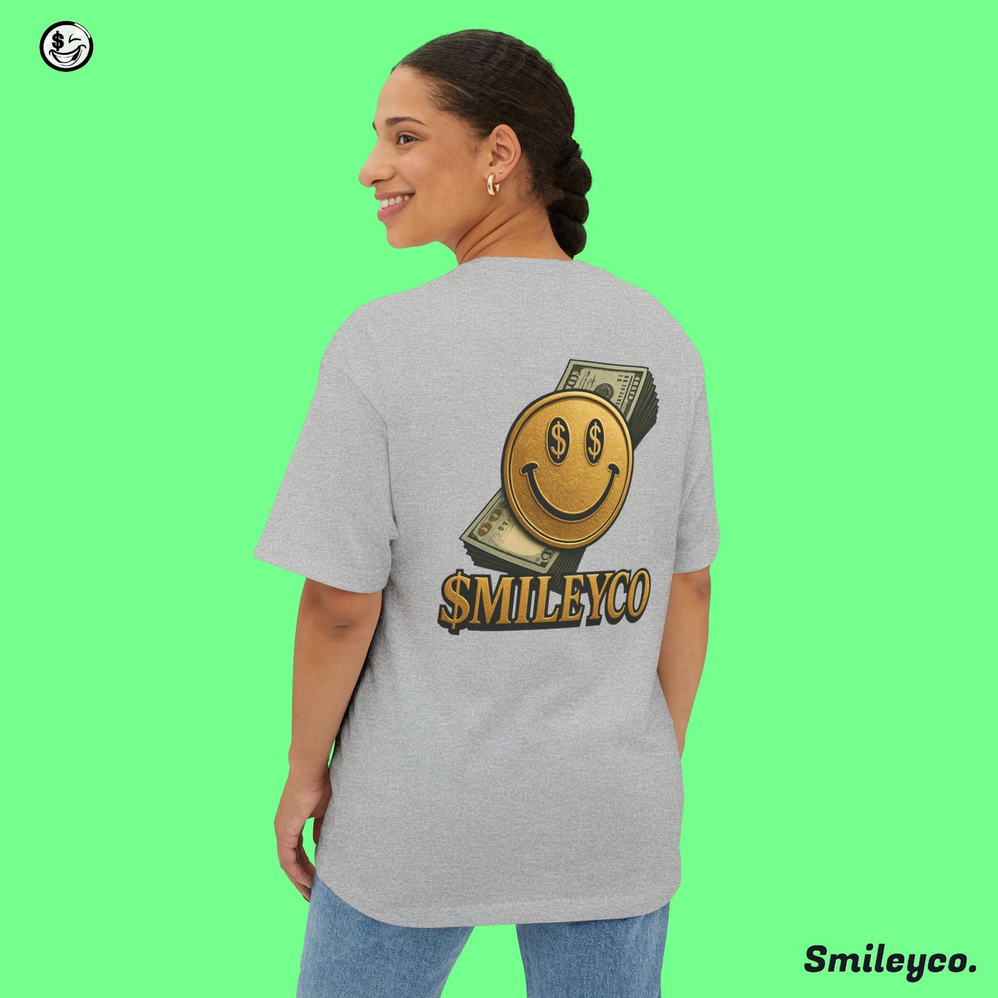 Gold Smile Boxy Tee
