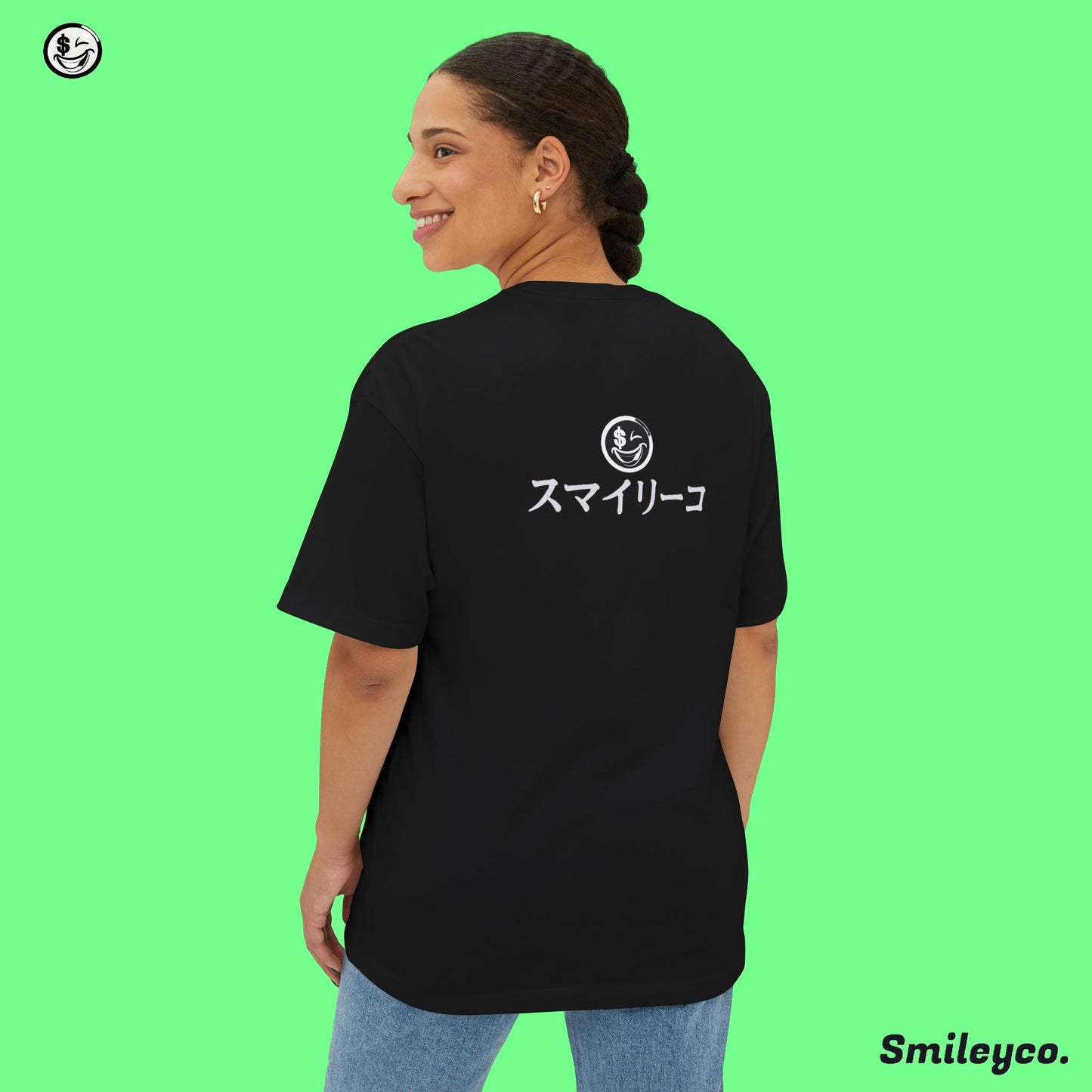 Smileyco Japanese Boxy Tee Shirt