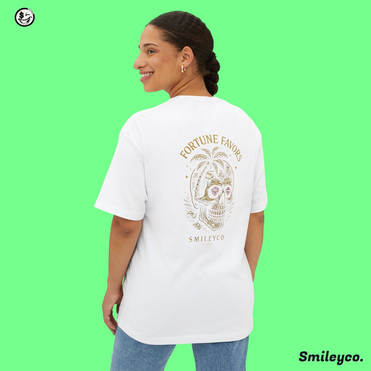 Skull Favor Boxy Tee