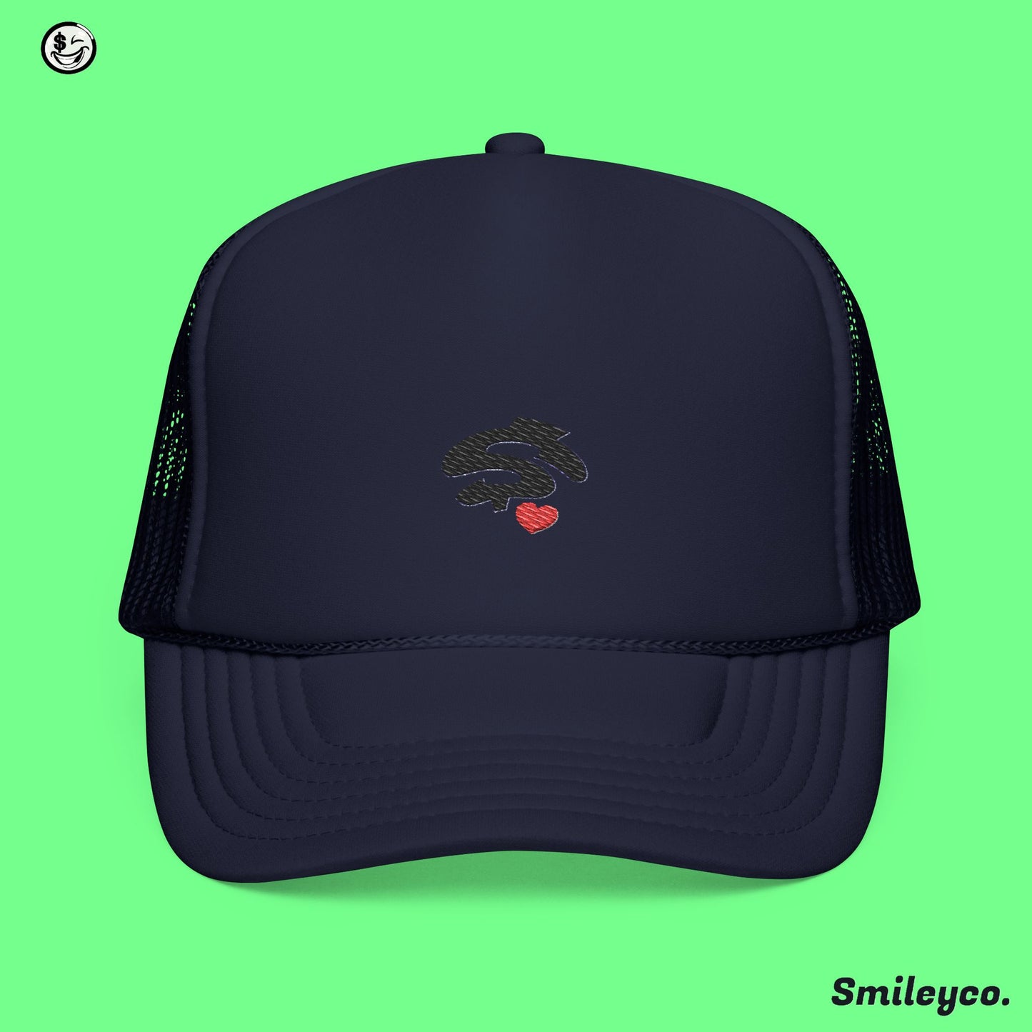 Dollar Love Foam Embroidered