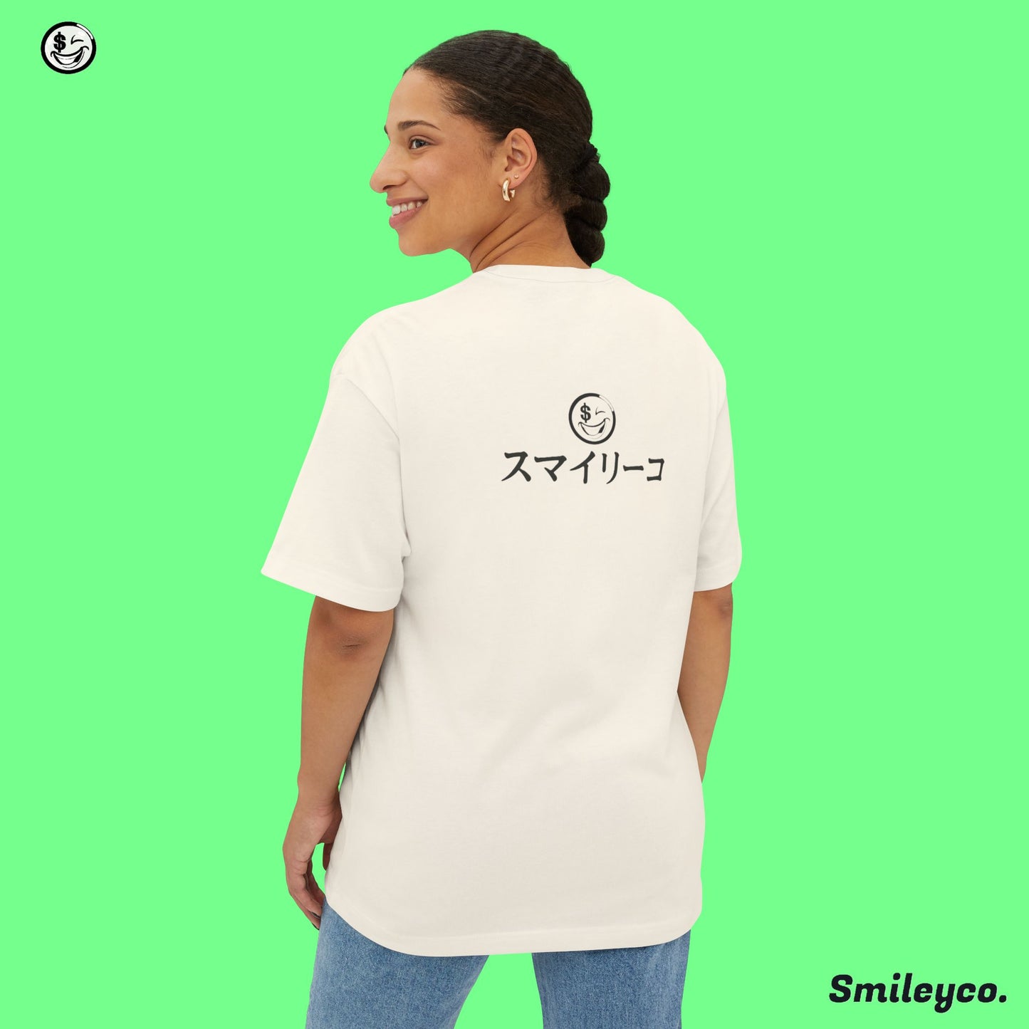 Smileyco Japanese Boxy Tee Shirt