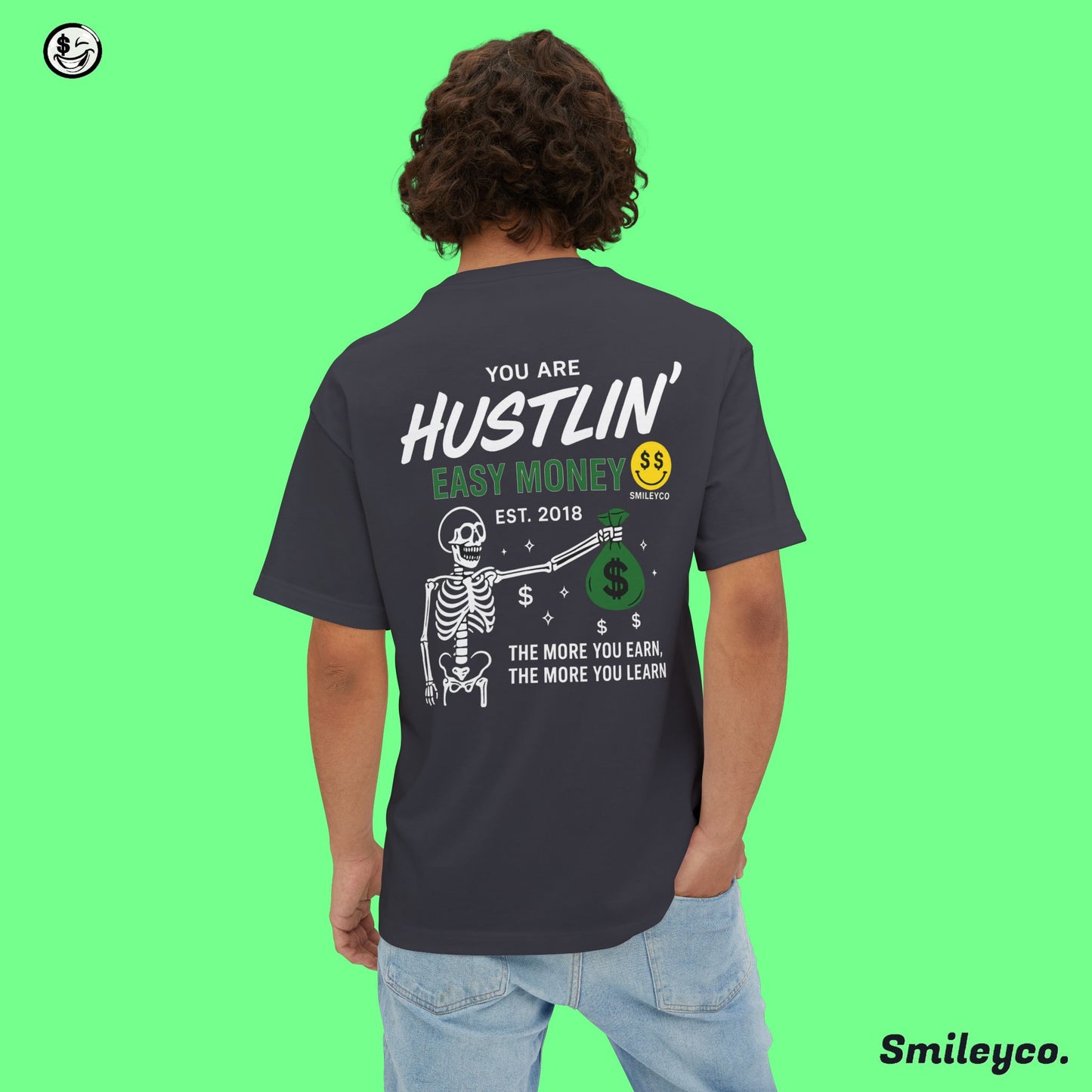 Hustlin Boxy Tee