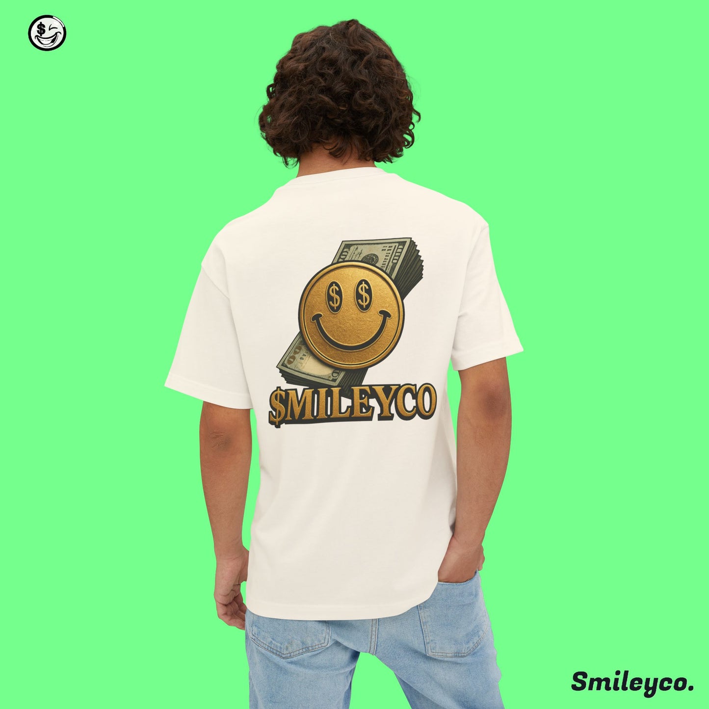 Gold Smile Boxy Tee