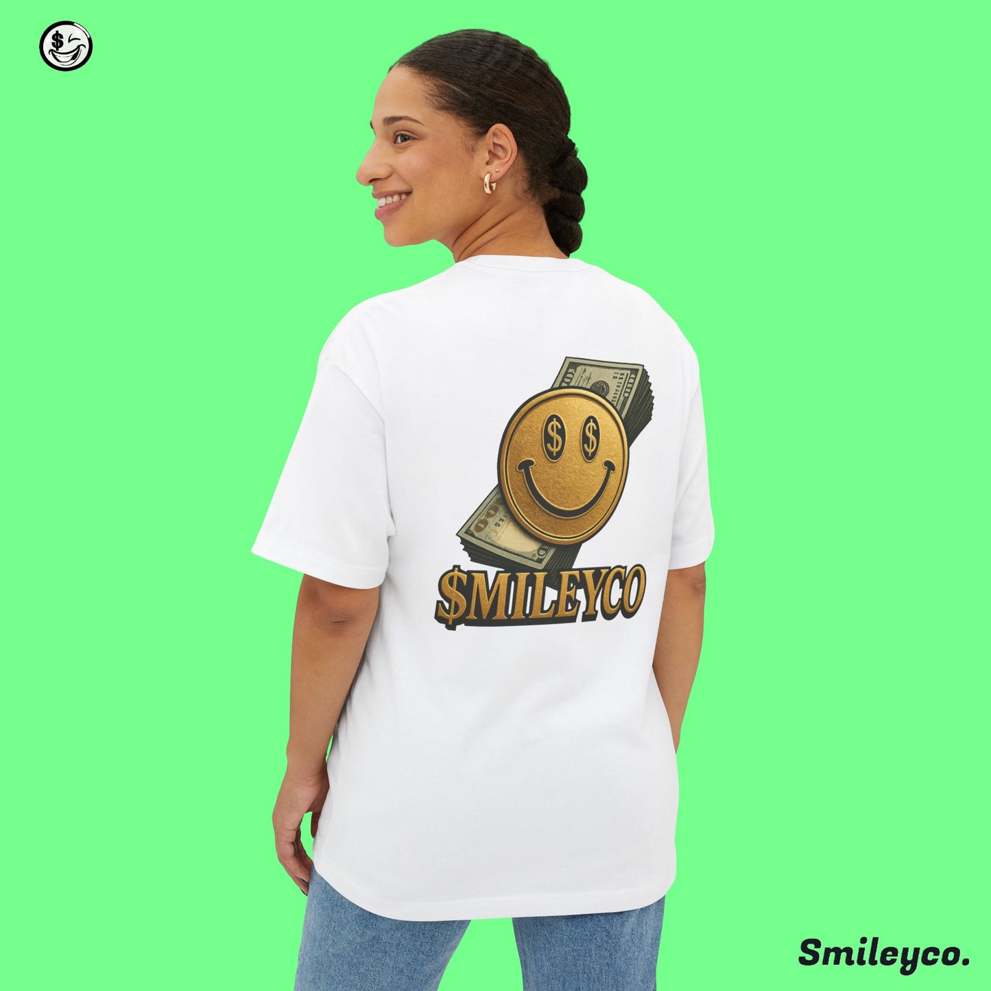 Gold Smile Boxy Tee