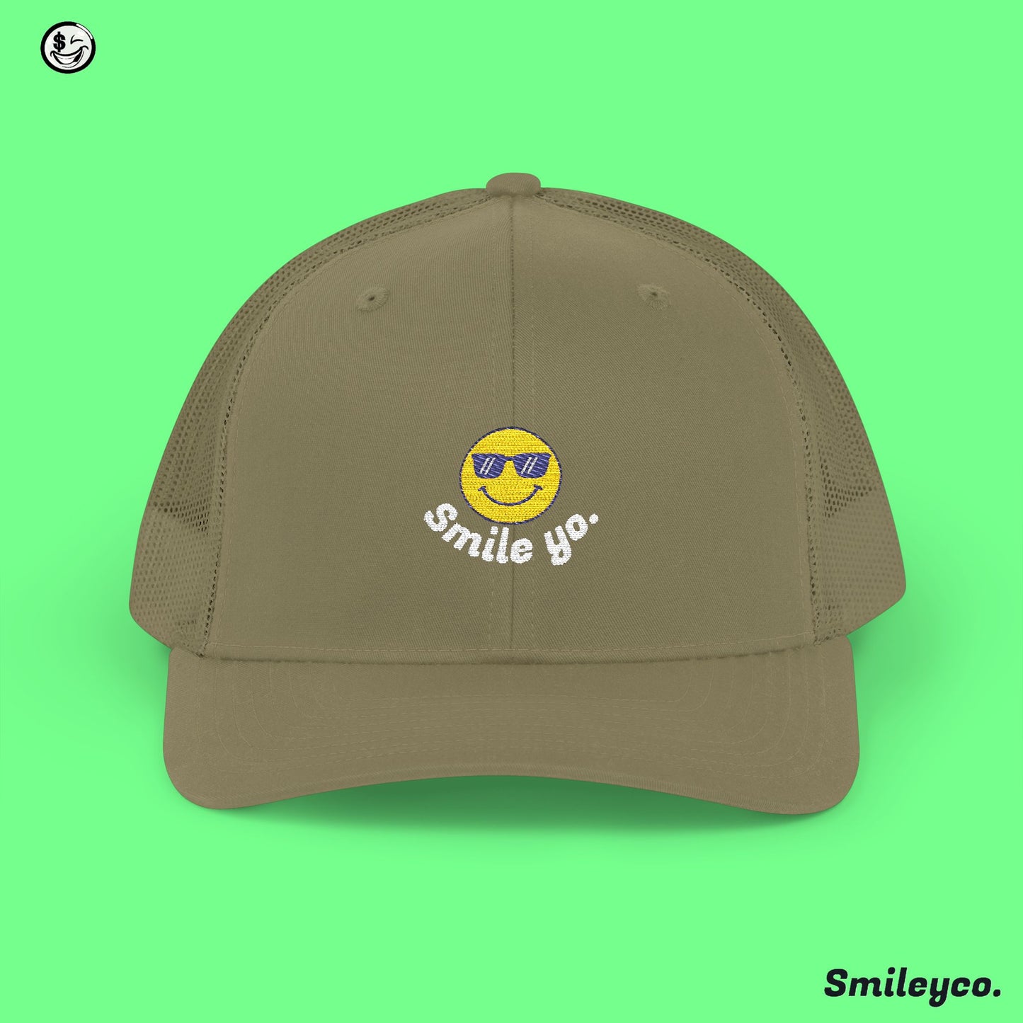Smile Yo Trucker Embroidered