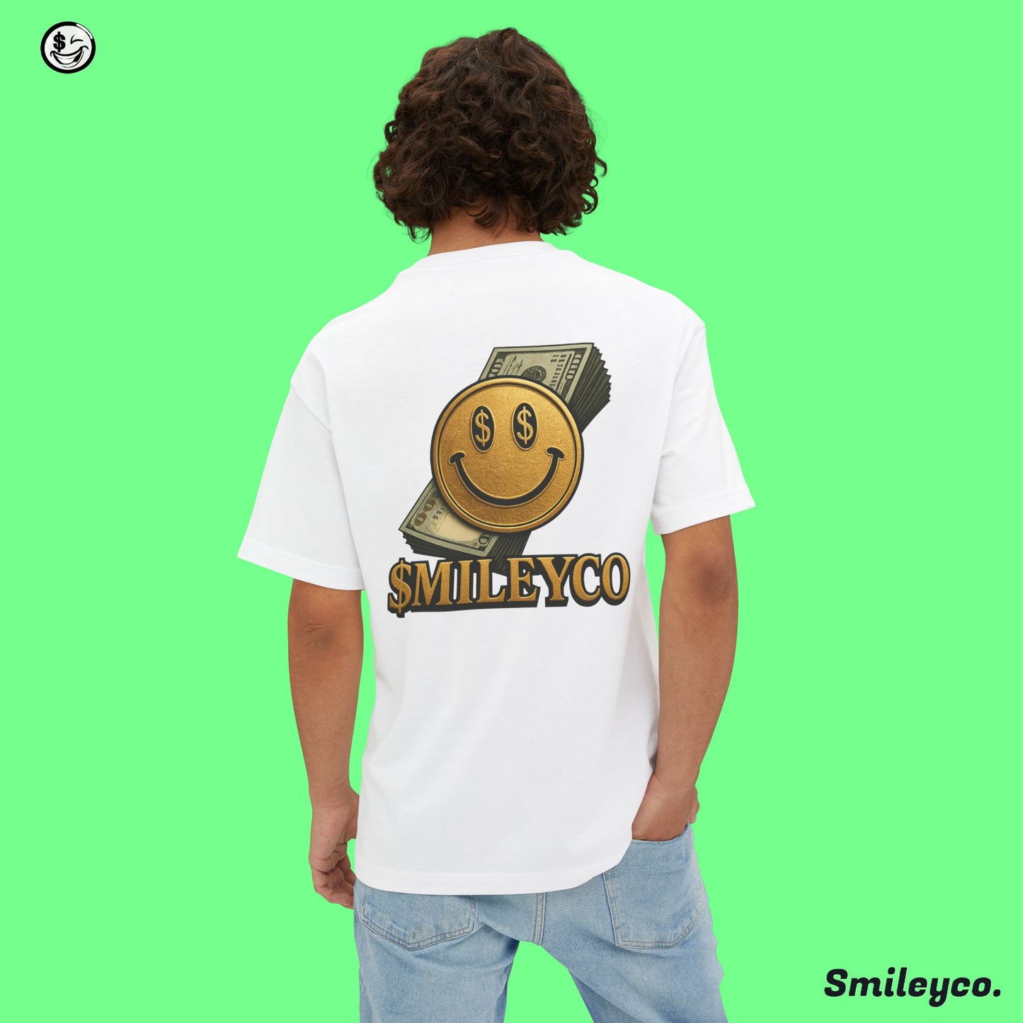 Gold Smile Boxy Tee