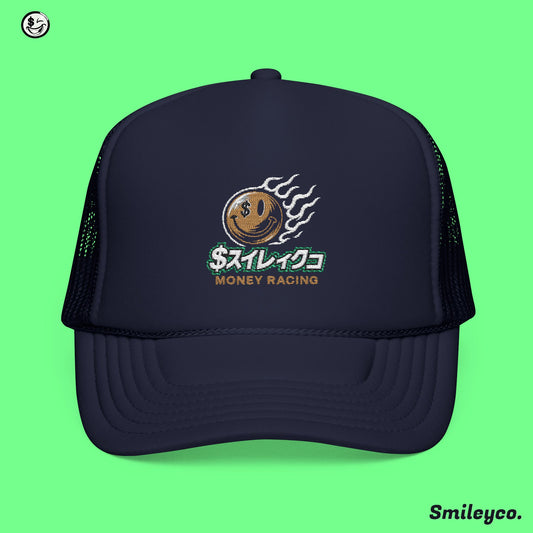 Money Racing Embroidered Foam