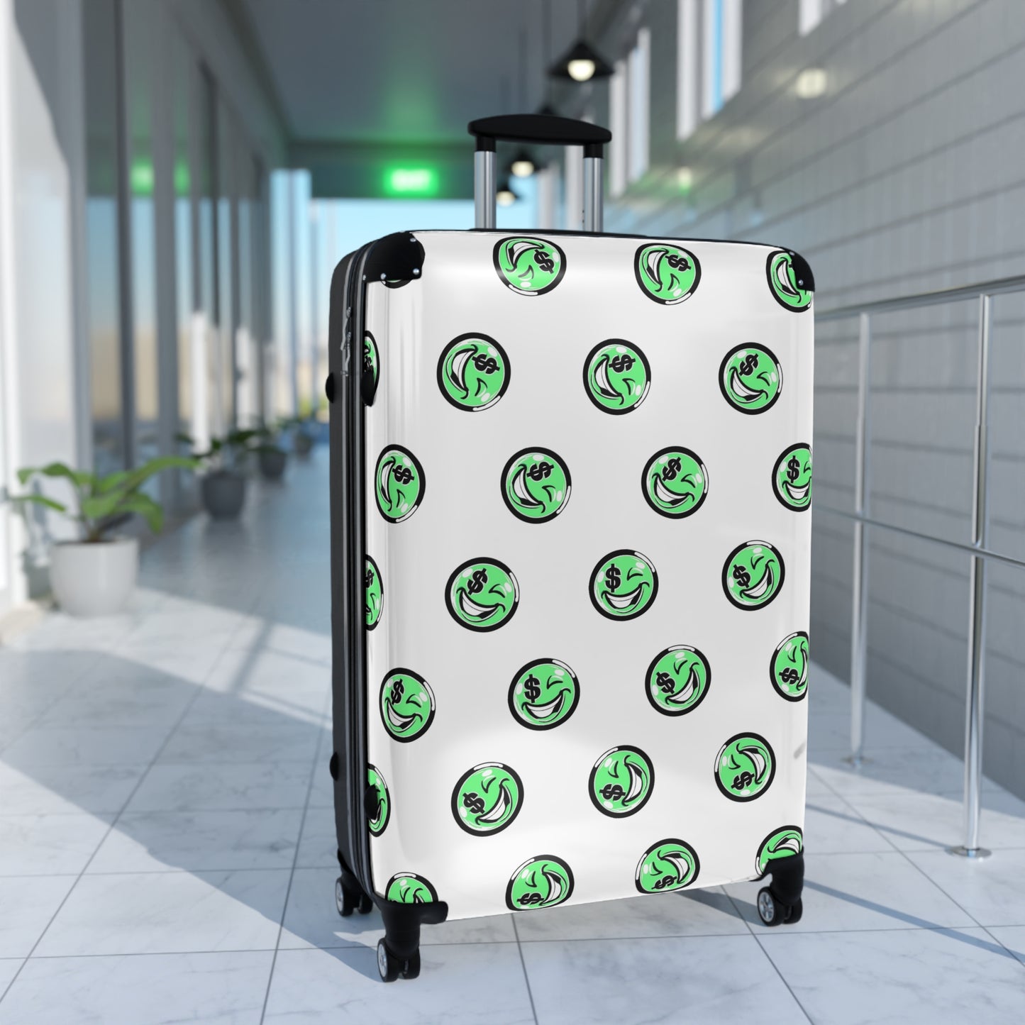 Stylish Travel Suitcase for Adventurers - Durable Luggage with Fun Prints, Perfect for Vacations, Business Trips, Weekend Getaways, [...]