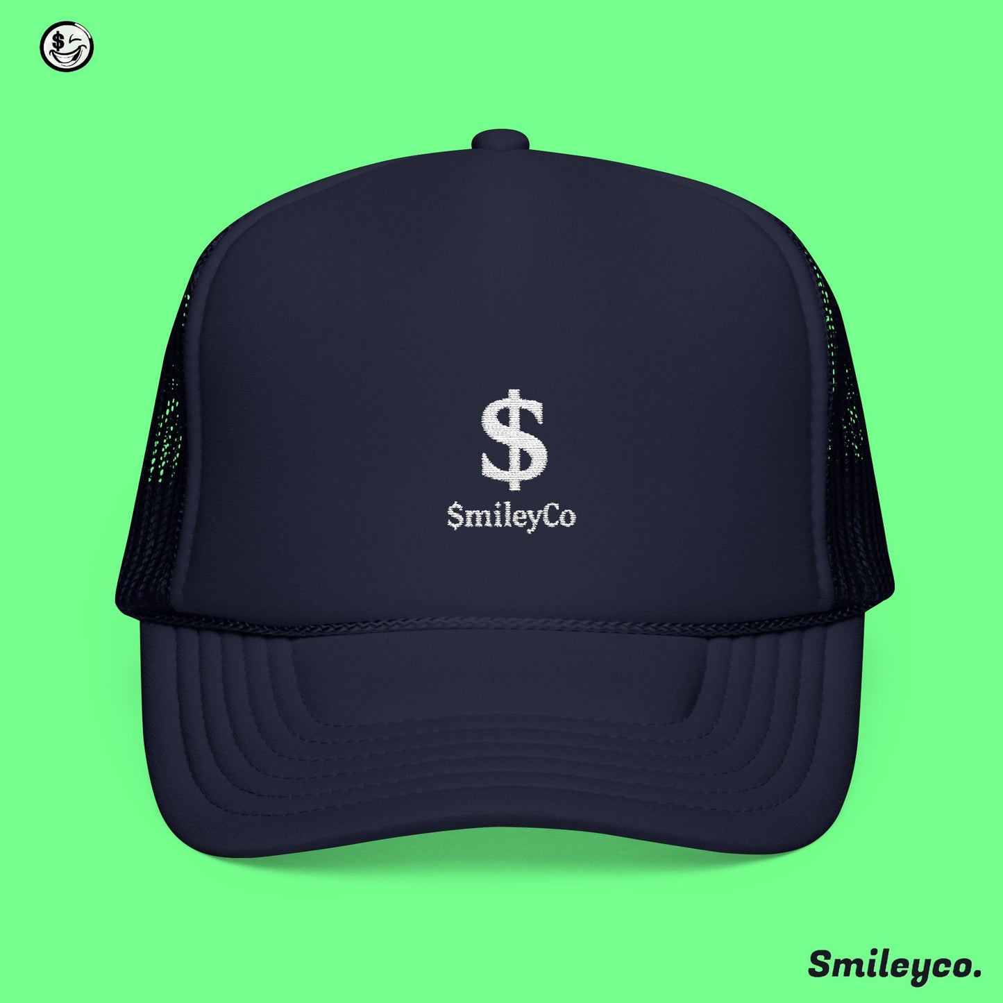 Smileyco $ Foam Embroidered