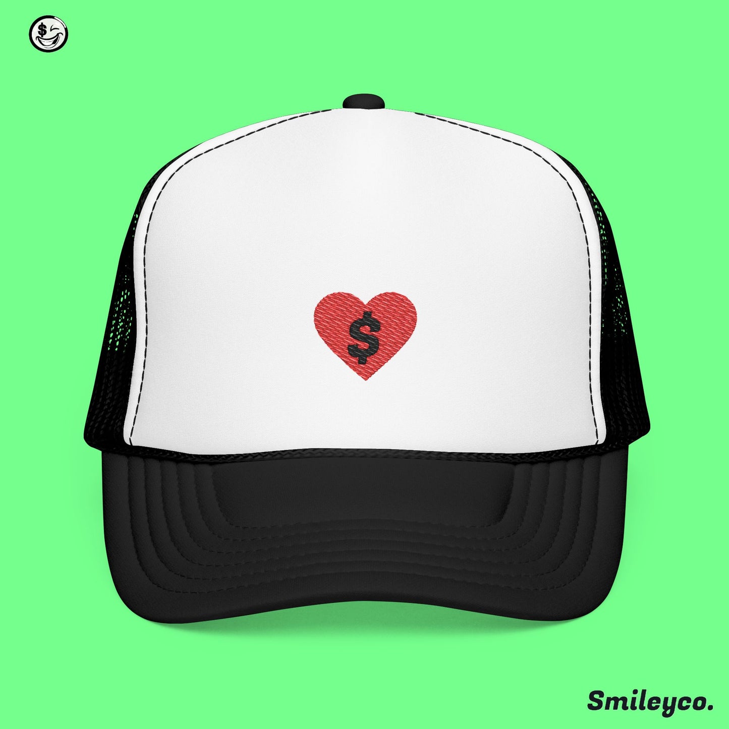 Love Money Foam Embroidered