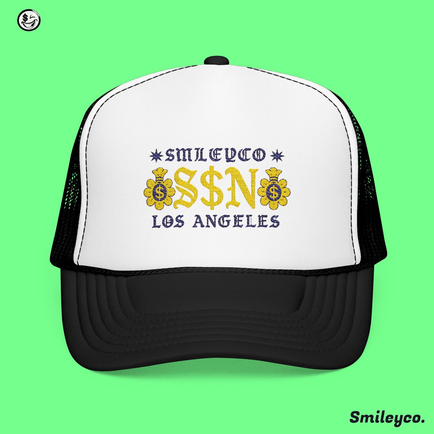 Smileyco LA Foam Embroidered