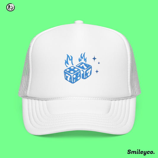 Seven Dice Foam Embroidered