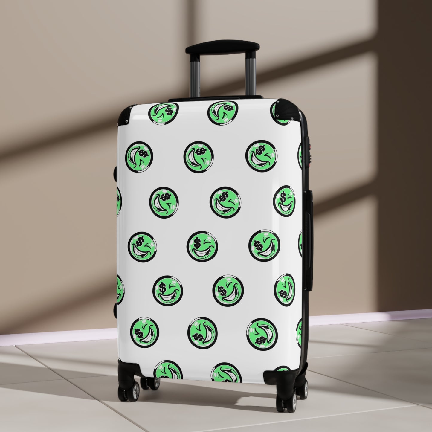 Stylish Travel Suitcase for Adventurers - Durable Luggage with Fun Prints, Perfect for Vacations, Business Trips, Weekend Getaways, [...]