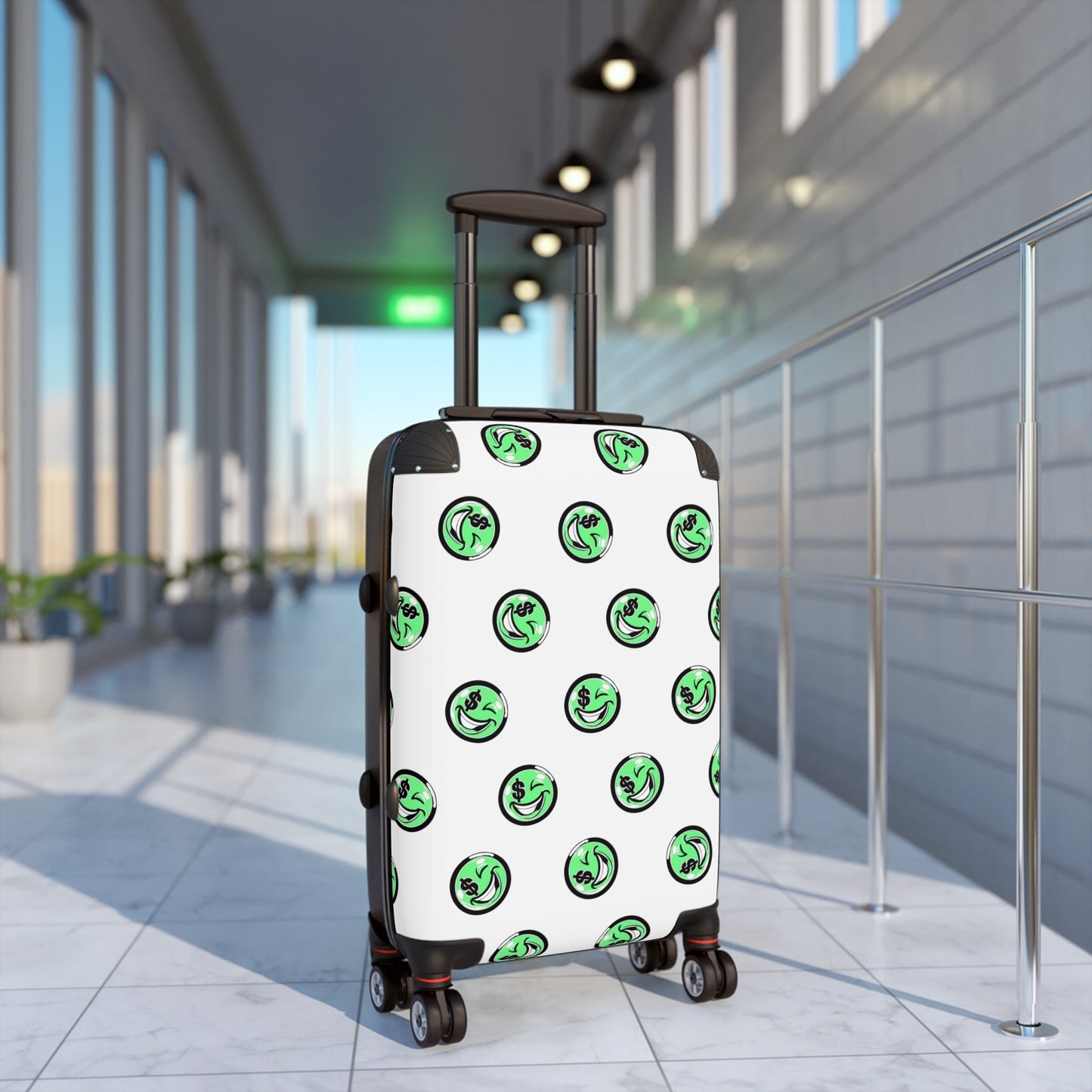 Stylish Travel Suitcase for Adventurers - Durable Luggage with Fun Prints, Perfect for Vacations, Business Trips, Weekend Getaways, [...]
