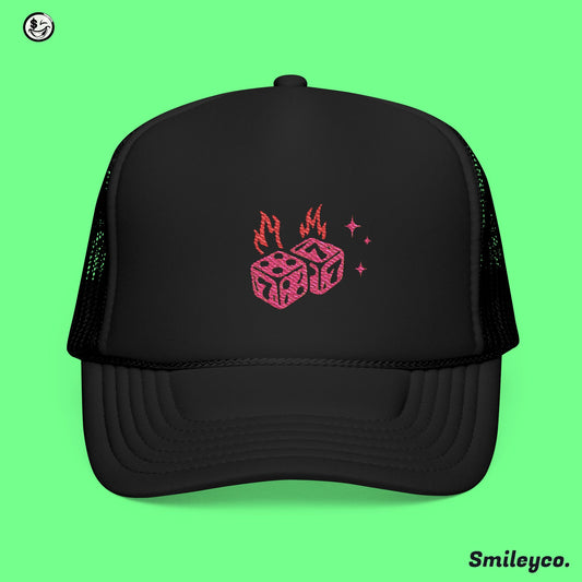 Seven Dice Foam Embroidered