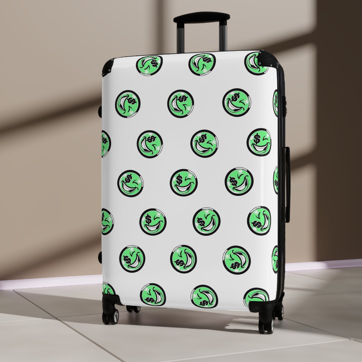 Stylish Travel Suitcase for Adventurers - Durable Luggage with Fun Prints, Perfect for Vacations, Business Trips, Weekend Getaways, [...]