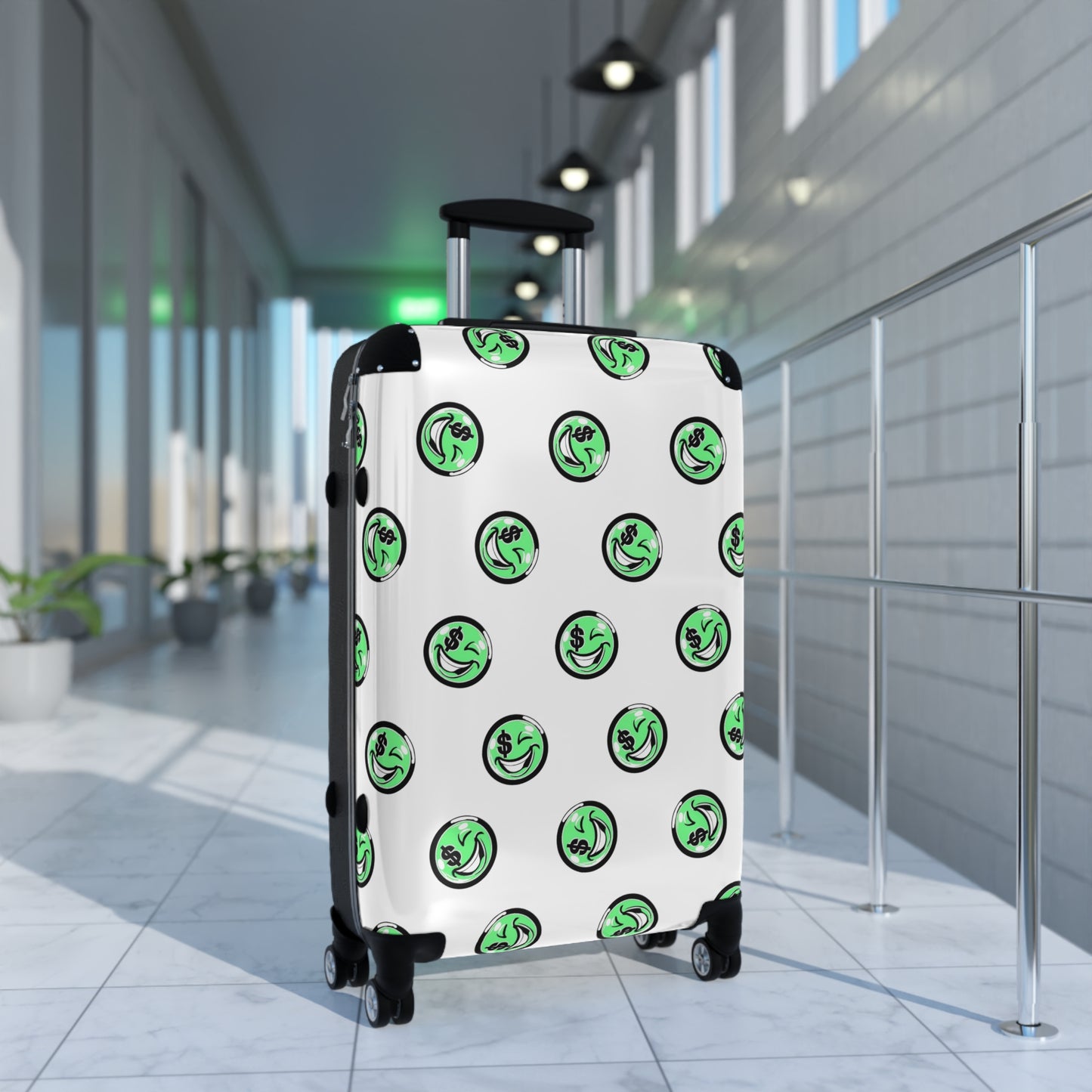 Stylish Travel Suitcase for Adventurers - Durable Luggage with Fun Prints, Perfect for Vacations, Business Trips, Weekend Getaways, [...]
