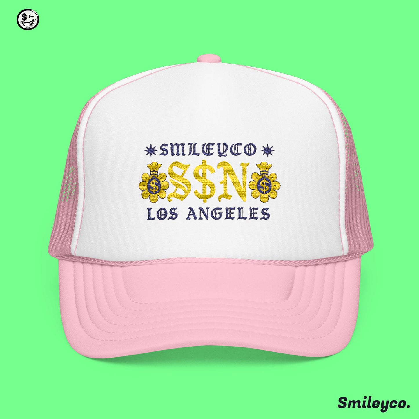 Smileyco LA Foam Embroidered