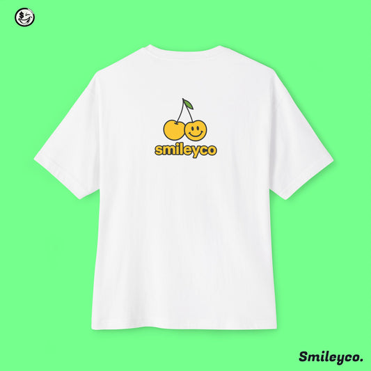 Smiley Cherry Boxy Tee