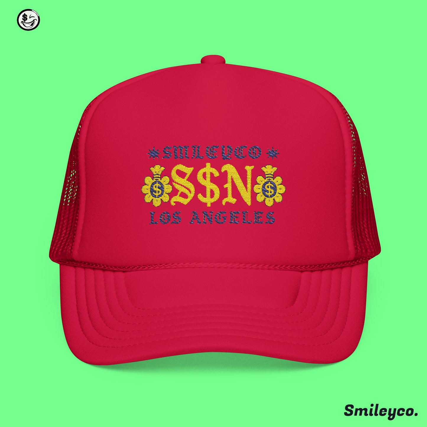 Smileyco LA Foam Embroidered