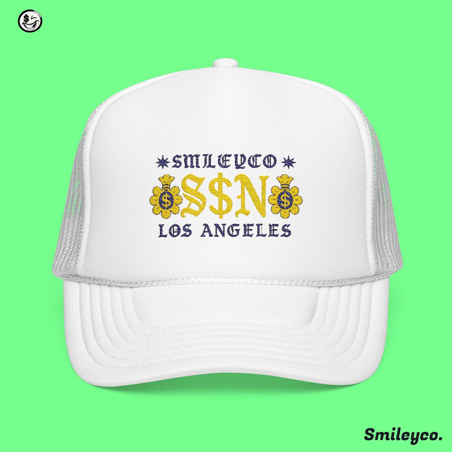 Smileyco LA Foam Embroidered